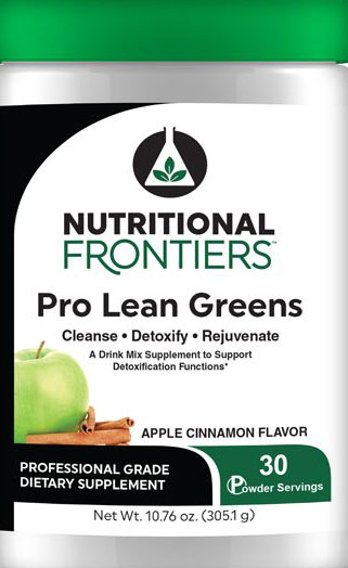 Nutritional Frontiers Pro Lean Greens 30 Serv Apple Cinnamon Powder