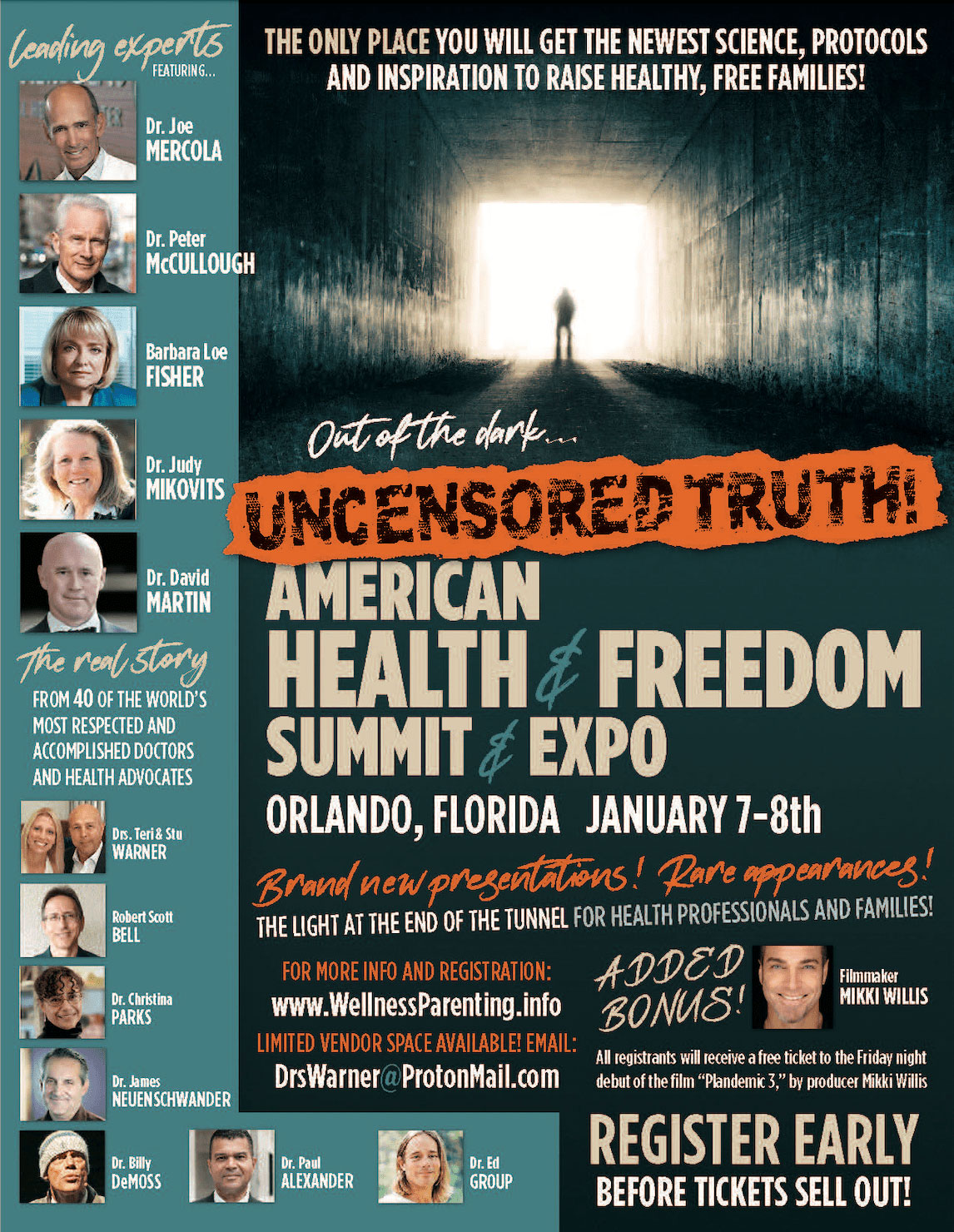 American Health & Freedom Summit Jan 5-8th, 2023 - Orlando