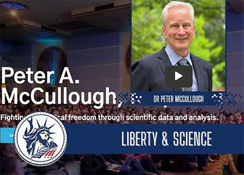 Dr. Peter McCullough at Godspeak Liberty & Science