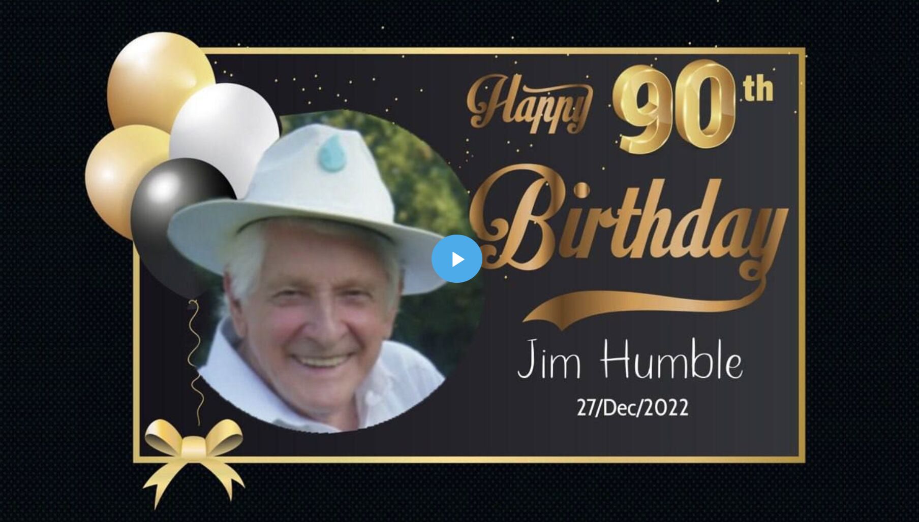 Jim Humble 90th birthday tribute MMS CDS inventor