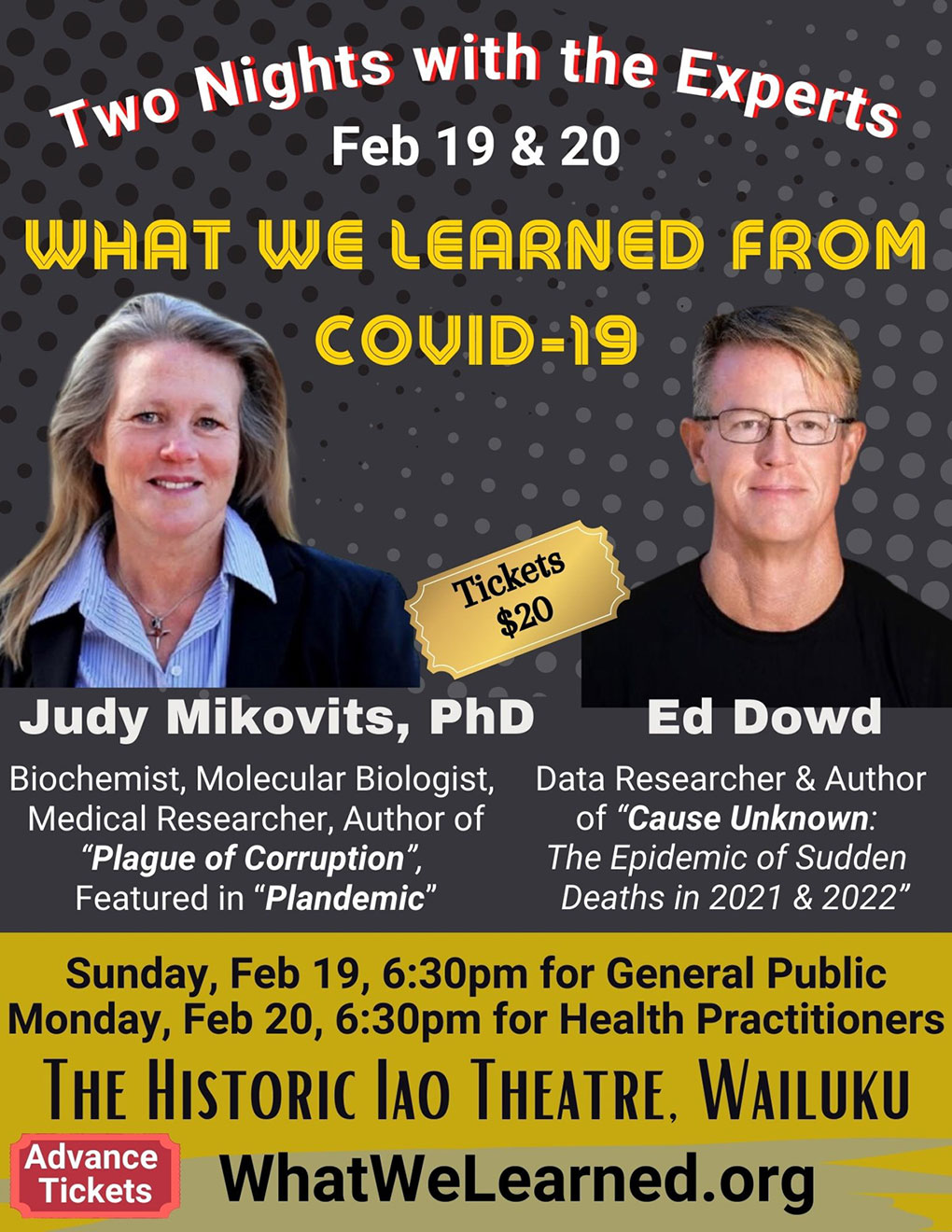 What We Learned From Covid-19 February 19 – 20 – MAUI