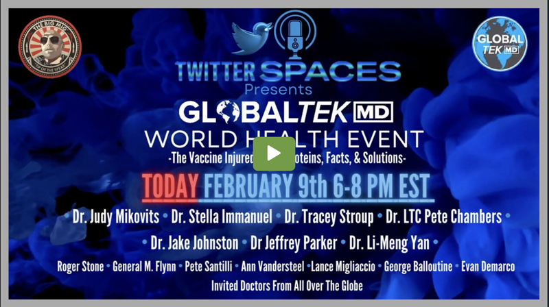 Twitter Space: Global Tek MD Vaccine Injured & Shedding w/ Gen Flynn & Roger Stone