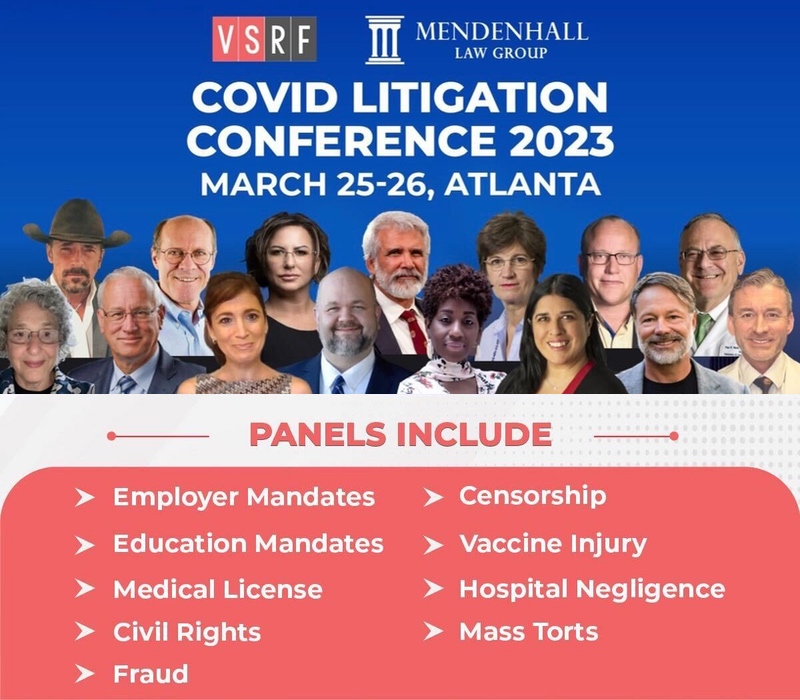 Calling all lawyers!  Covid Litigation Conference 2023